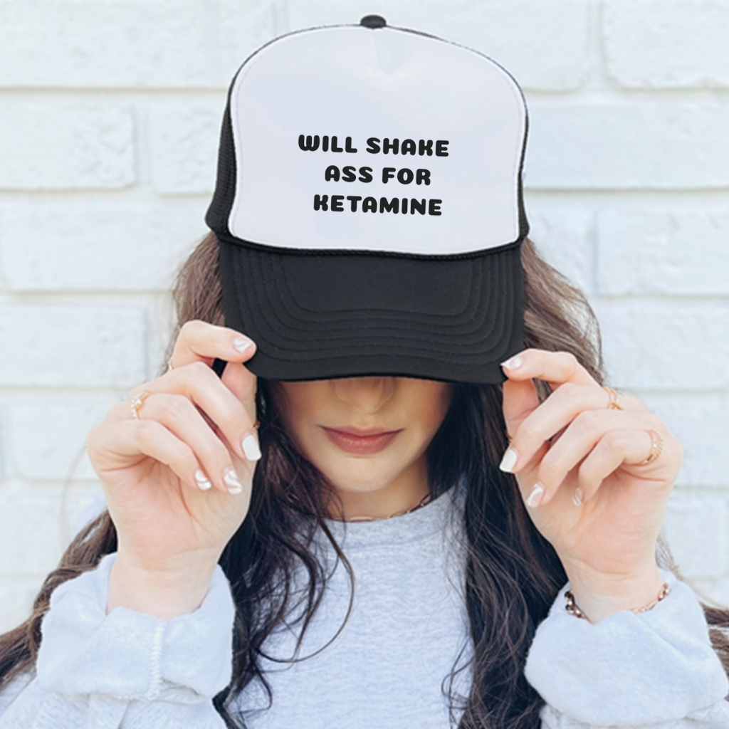 Will Shake Ass For Keta Mesh-back Trucker Hat